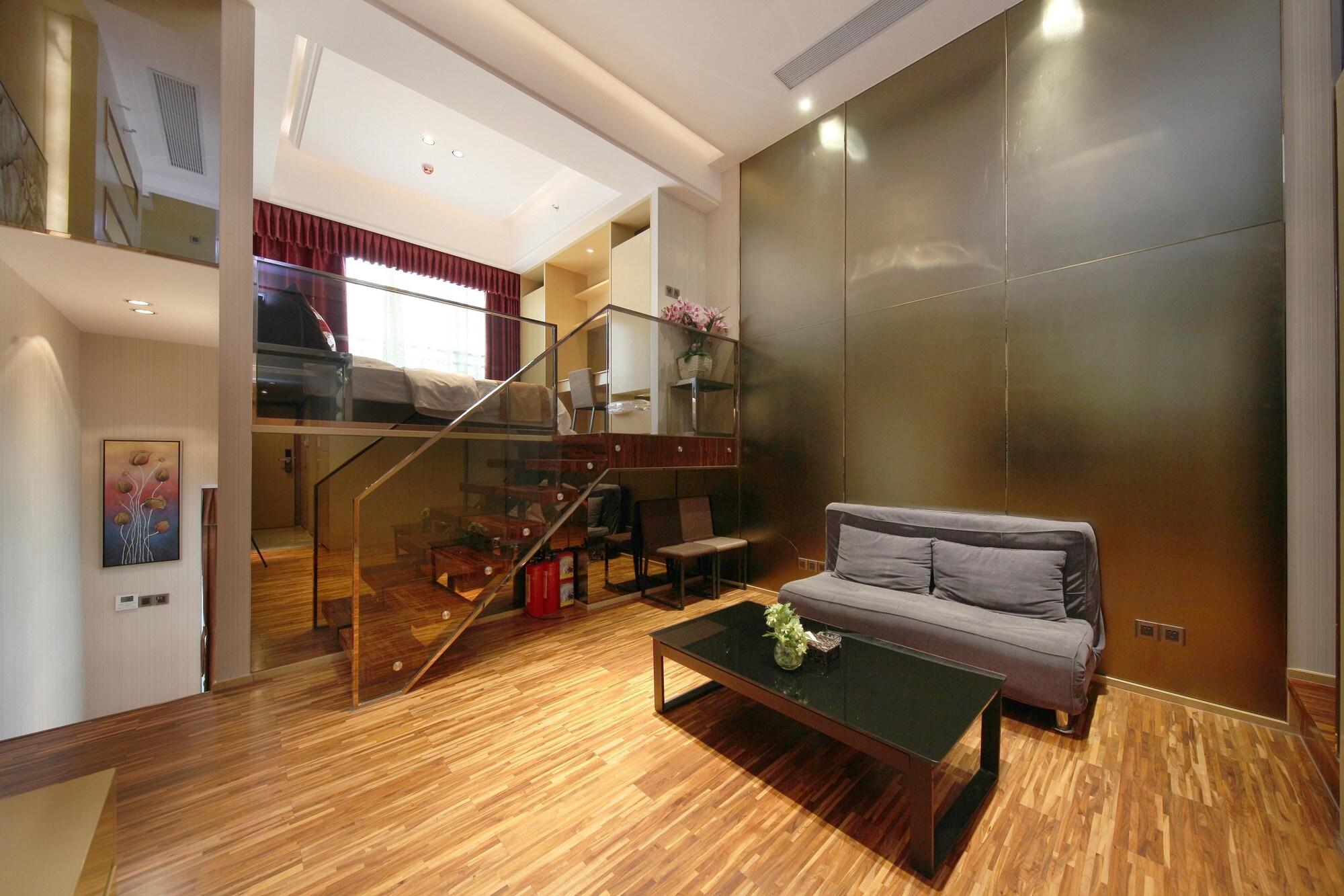 Heefun Apartment Hotel Guangzhou - Poly D Plaza Branch Bagian luar foto