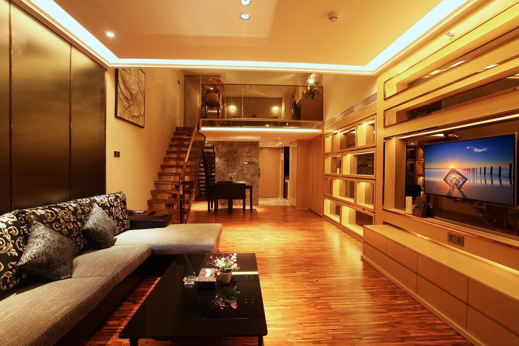 Heefun Apartment Hotel Guangzhou - Poly D Plaza Branch Ruang foto