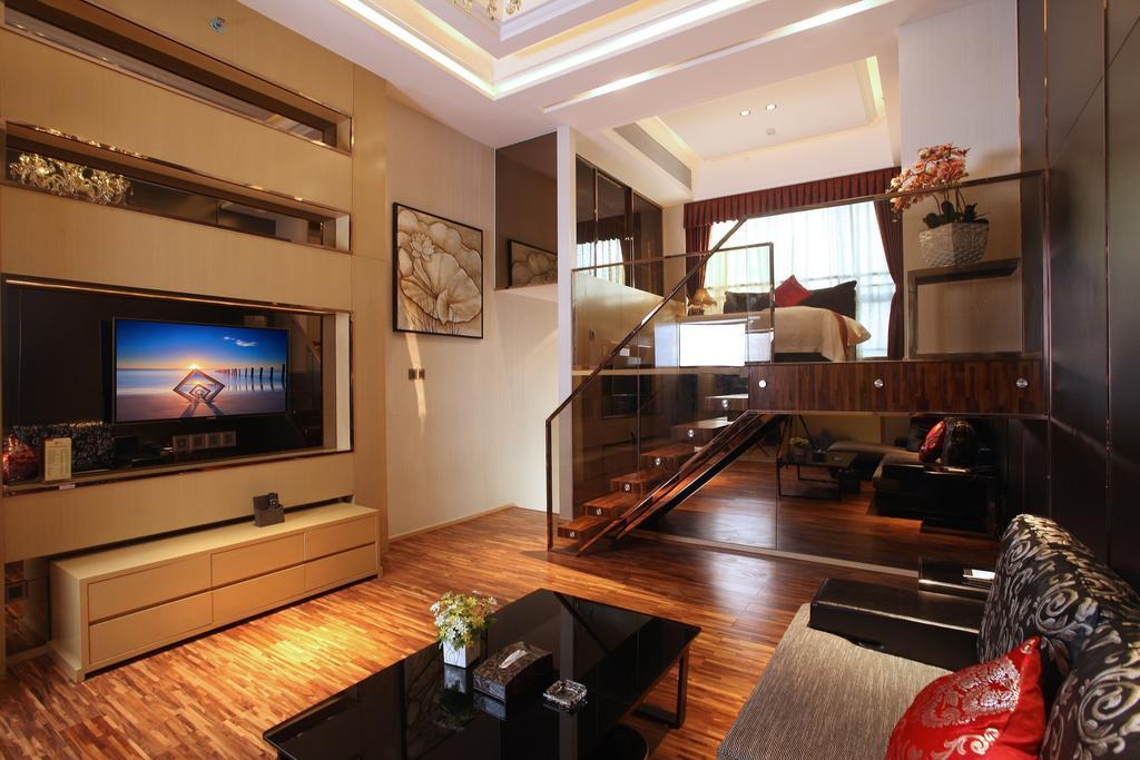 Heefun Apartment Hotel Guangzhou - Poly D Plaza Branch Ruang foto